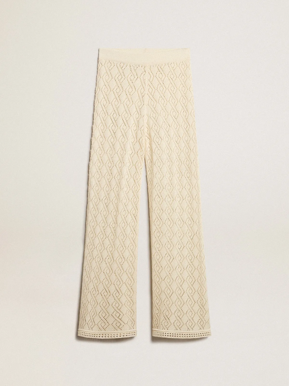 Pantalon pour femme couleur écrue 