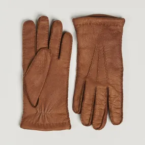 Peccary Handsewn Cashmere Glove Cork