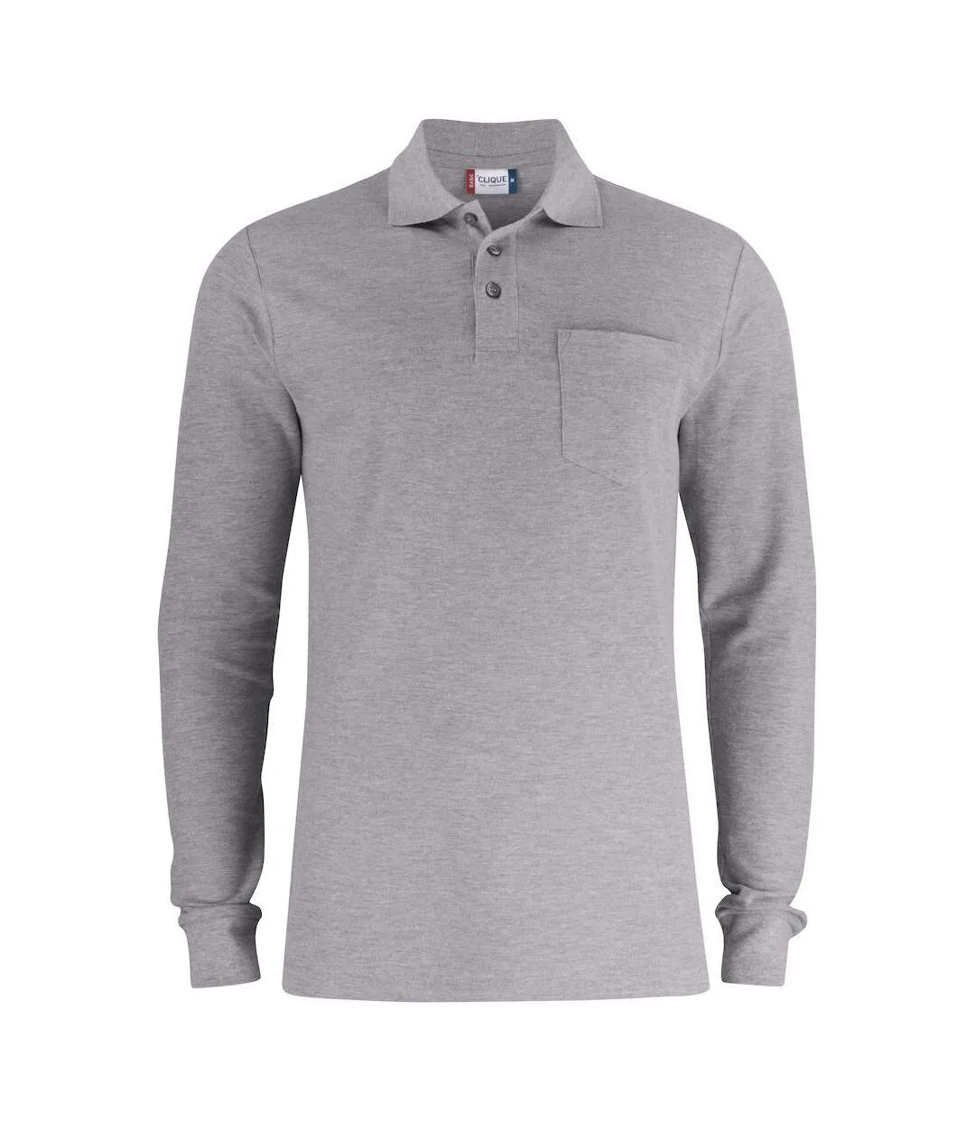 Polo basic adulte gris Clique