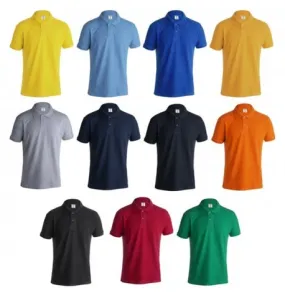 Polo Personnalisable pour Adulte en Coton et en Différents Coloris