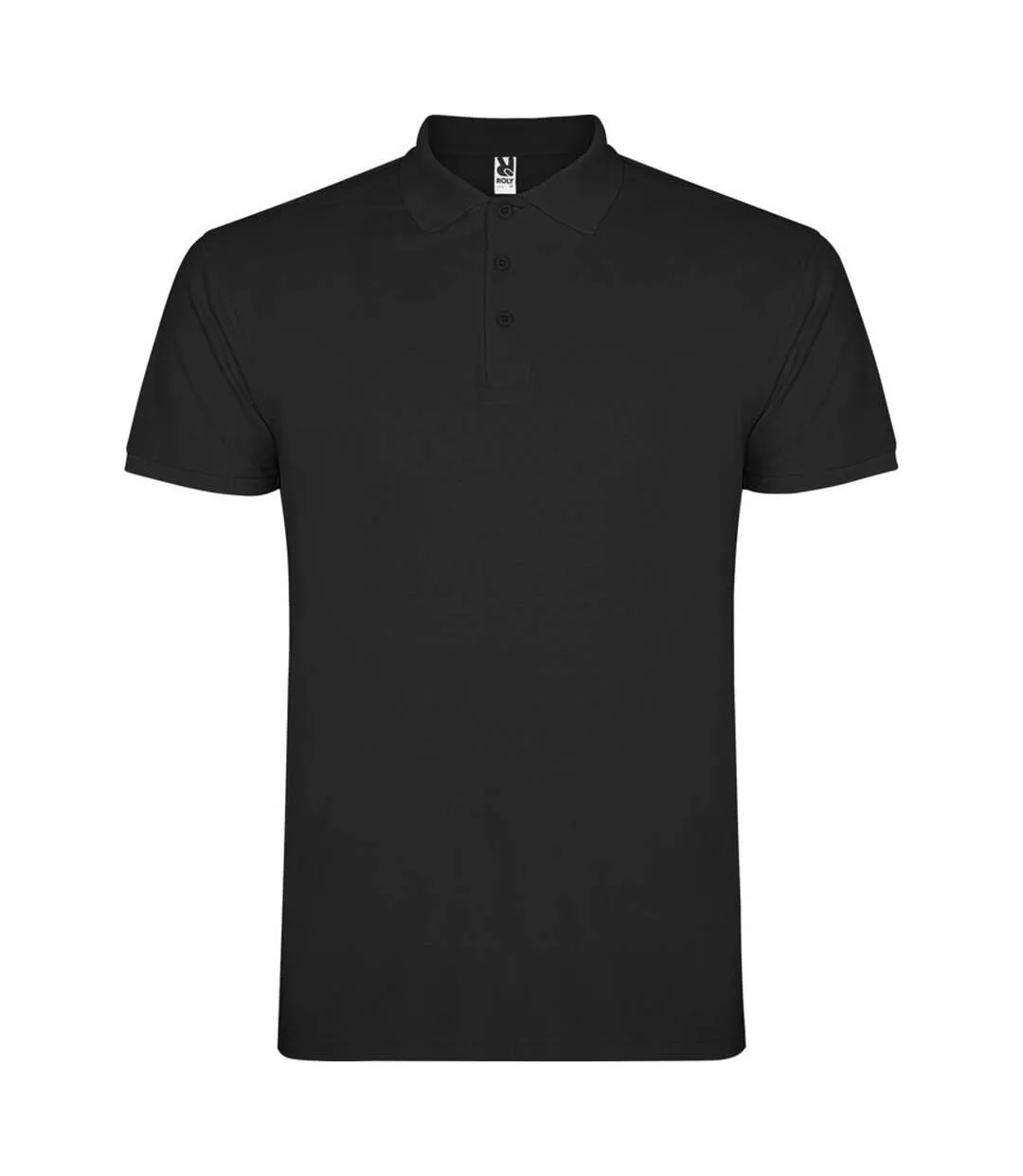 Polo star homme noir Roly