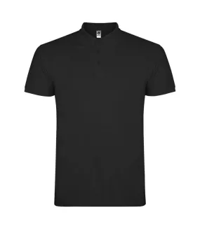 Polo star homme noir Roly