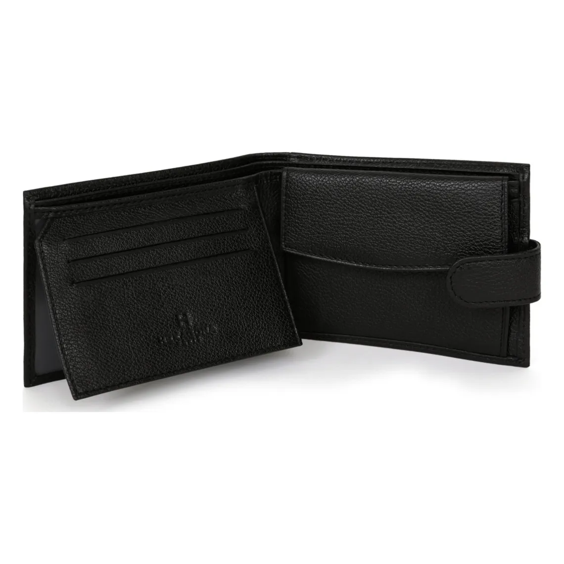 Portefeuille italien Cuir CONFORT Noir Vivi | 3 Suisses