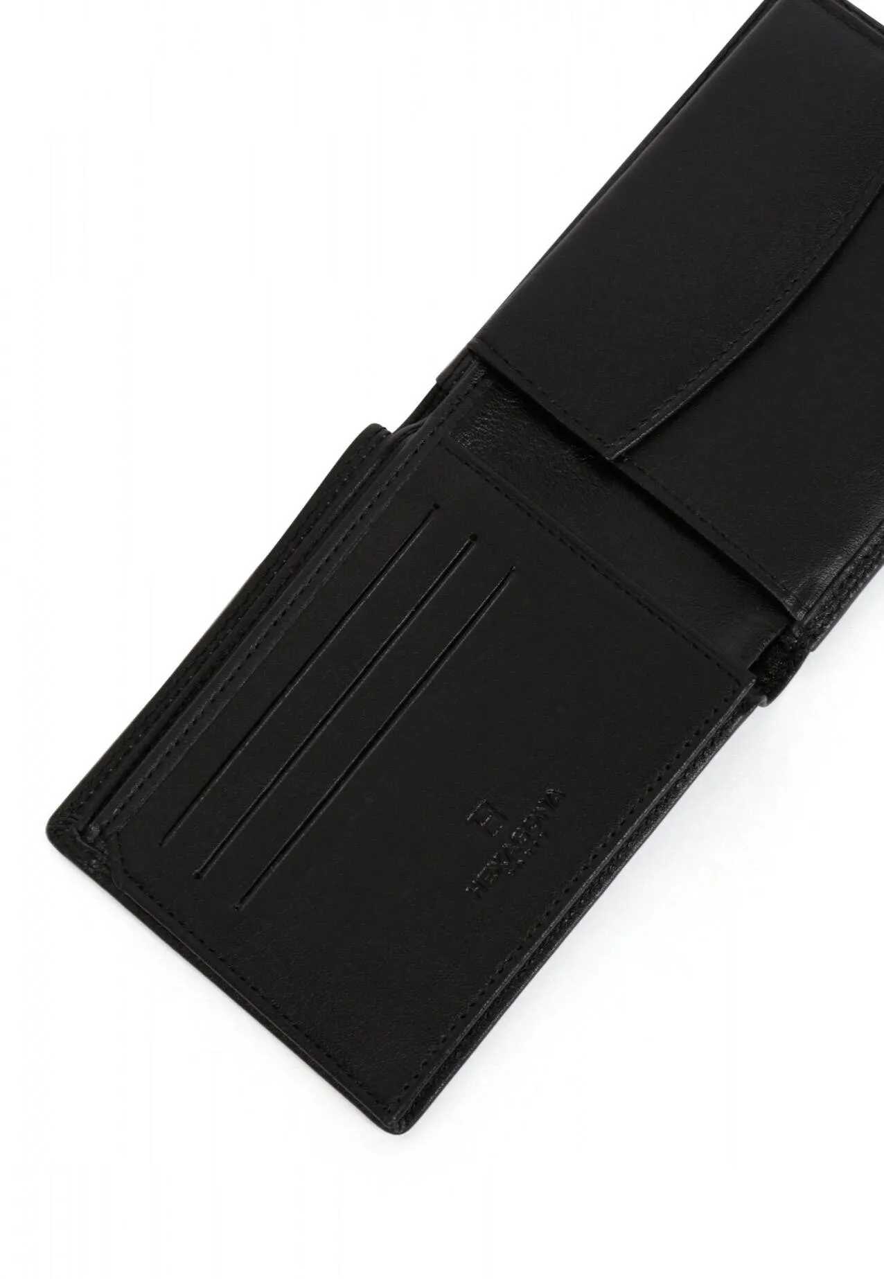 Portefeuille italien cuir vachette noir