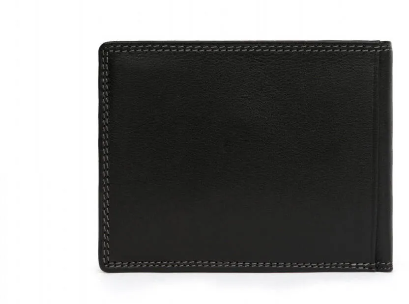 Portefeuille italien cuir vachette noir