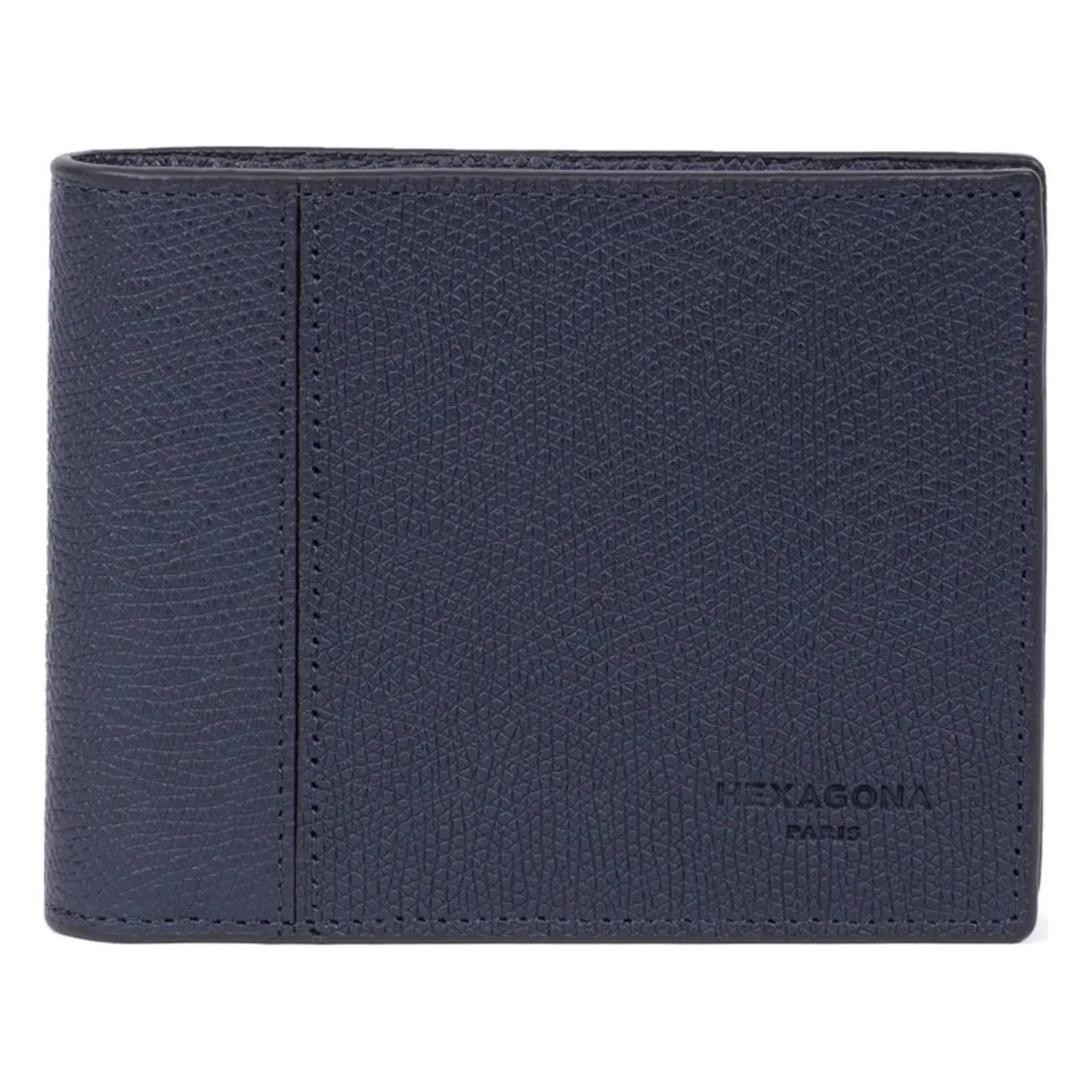 Portefeuille italien Stop RFID Cuir DANDY Marine Sean Hexagona - Portefeuille & Porte cartes Homme sur MenCorner