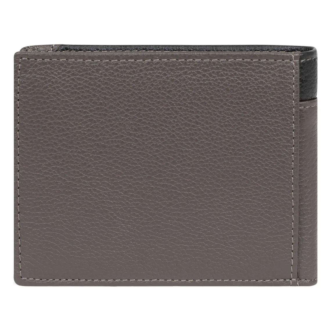 Portefeuille italien Stop RFID Cuir TOGETHER Taupe/Noir Drew Daniel Hechter Maroquinerie - Portefeuille & Porte cartes Homme sur