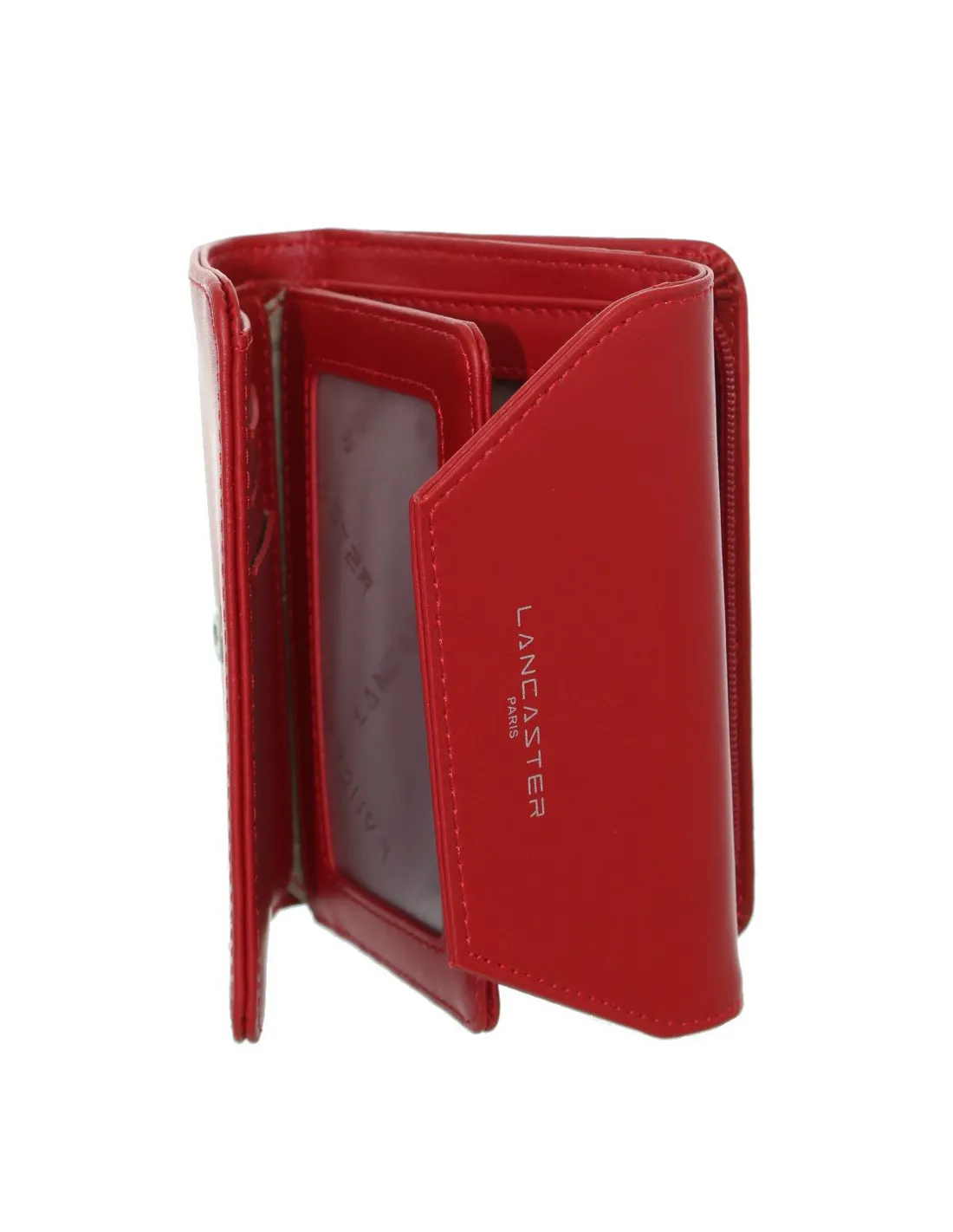 Portefeuille Lancaster Ref 39938 rouge 13*9.5*3.5 cm