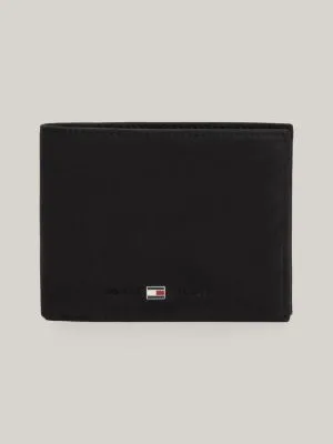 Portefeuille porte-cartes en cuir | Noir | Tommy Hilfiger