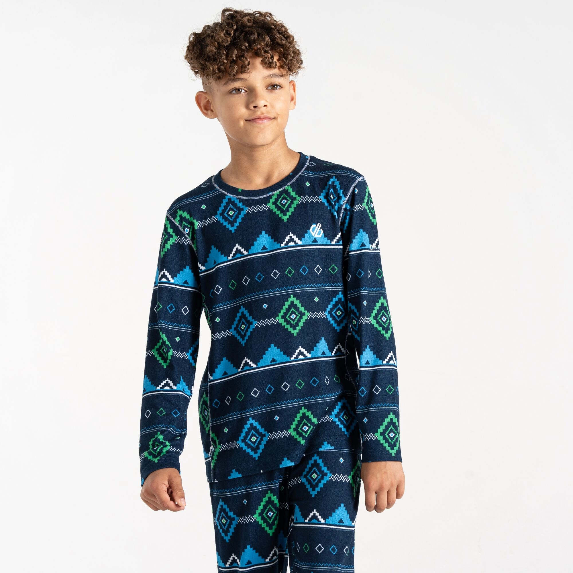 Pow Enfant Ensemble de sous-vêtements | Vert & Bleu