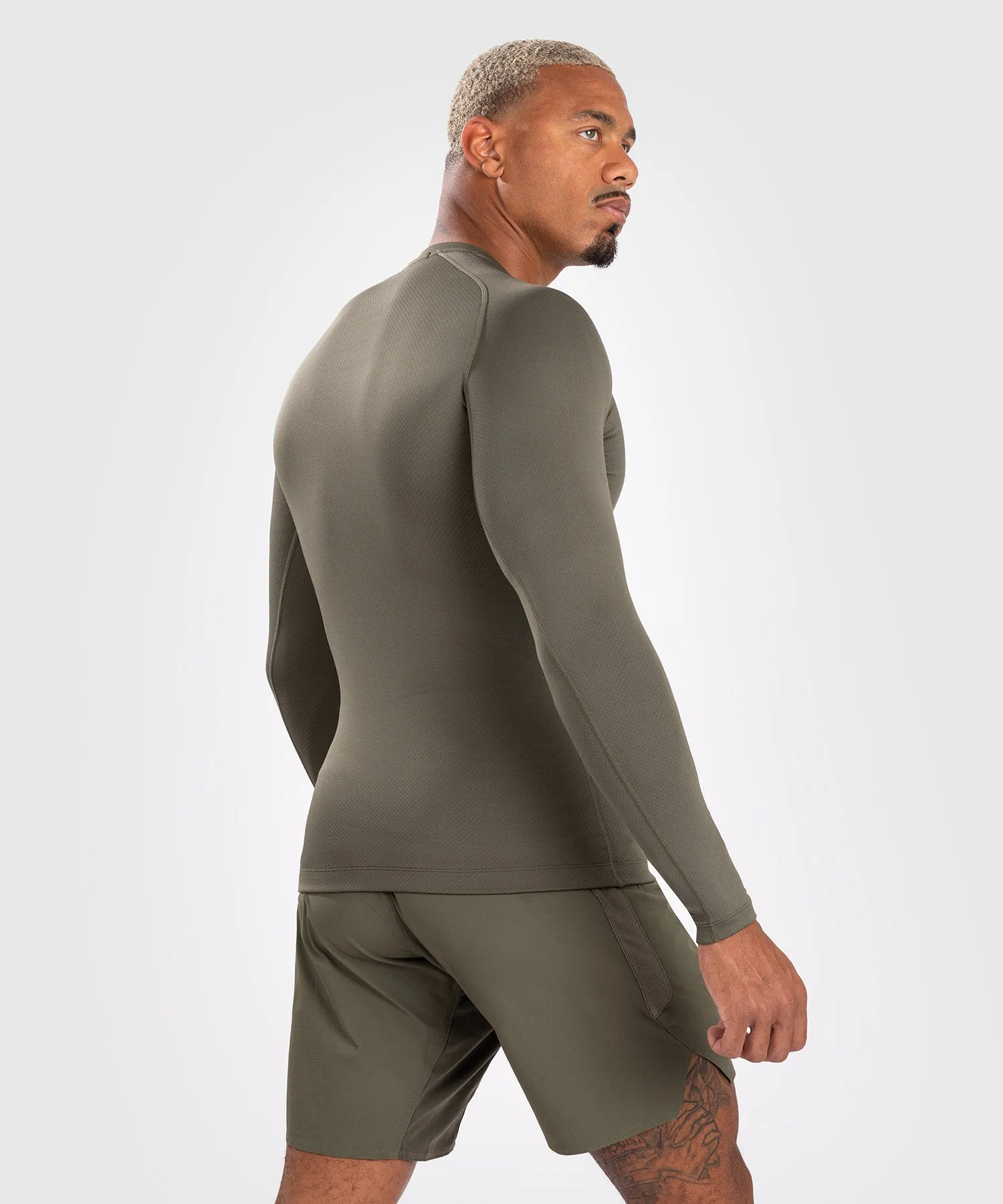 Rashguard à manches longues pour hommes Venum Contender - Kaki