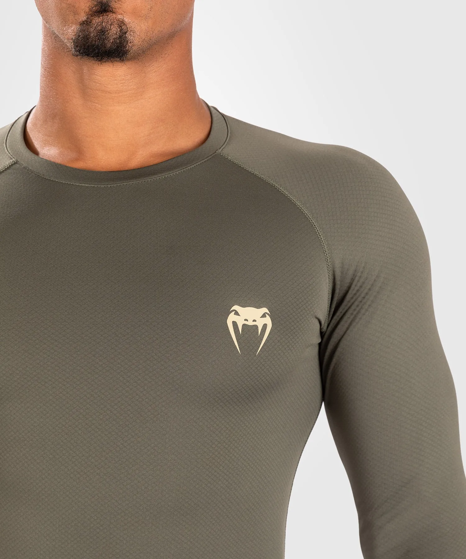 Rashguard à manches longues pour hommes Venum Contender - Kaki