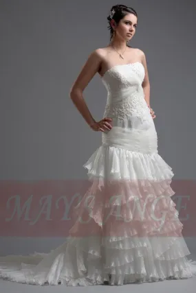 Robe dégradée subtile de mariée