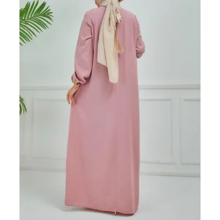 Robe Femme Voilée Brodée Samira