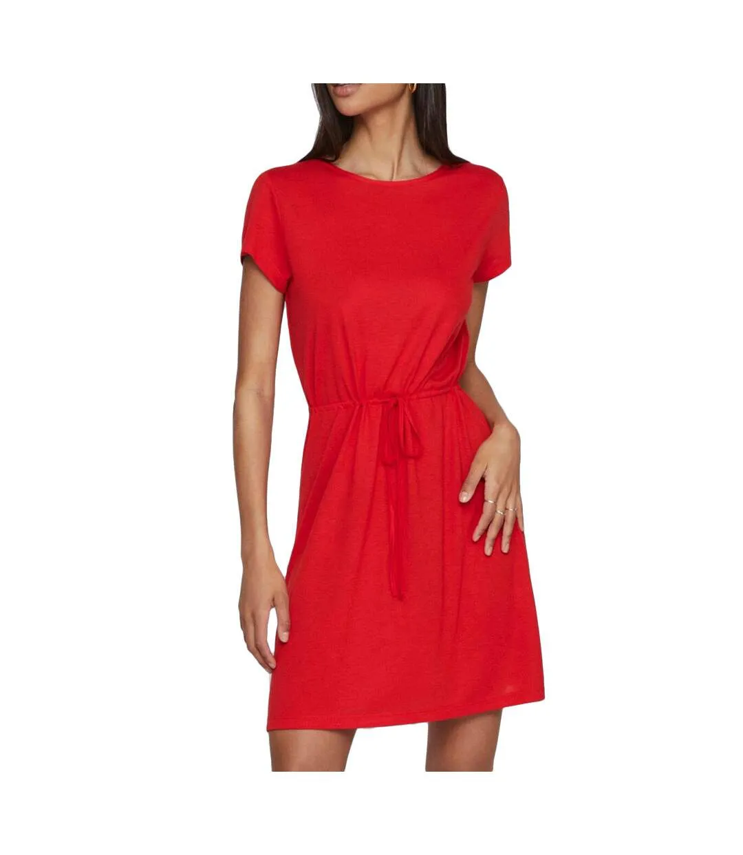 Robe Rouge Femme Vila Mooney