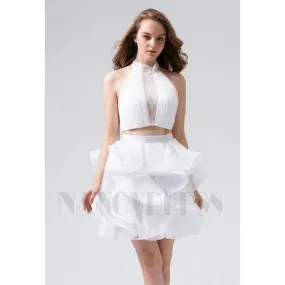 Robe sexy blanc courte | Nancydress