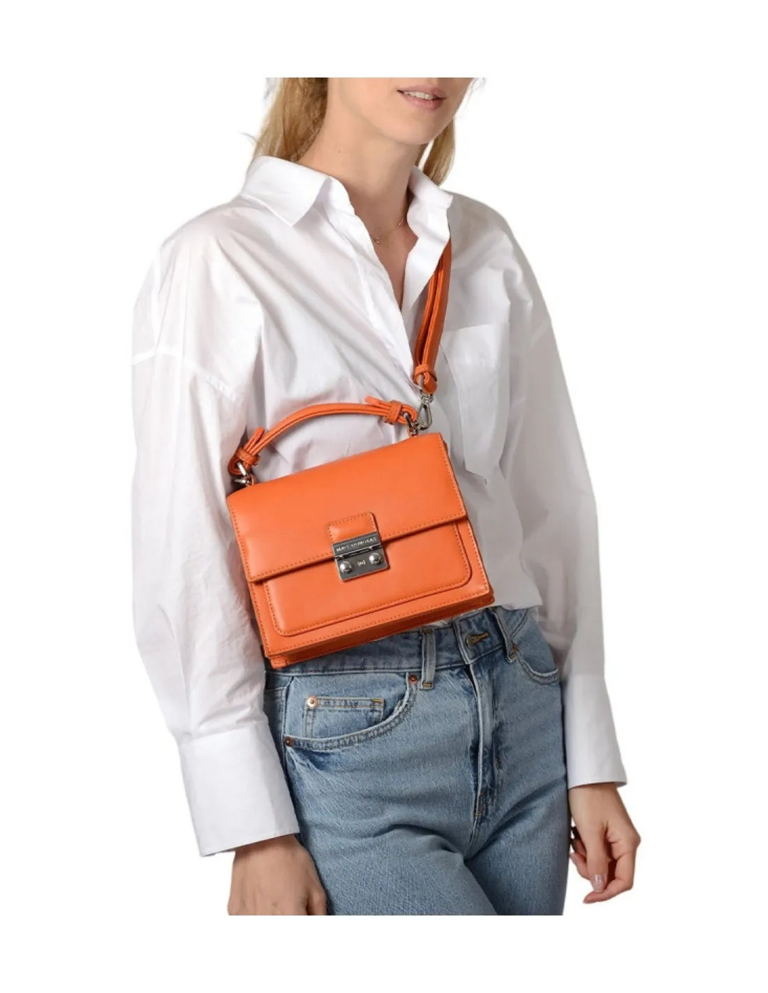 Sac Cartable Joyau Rythme Mac Douglas Ref 59633 CS34 Orange XXS 21*16*7,5 cm