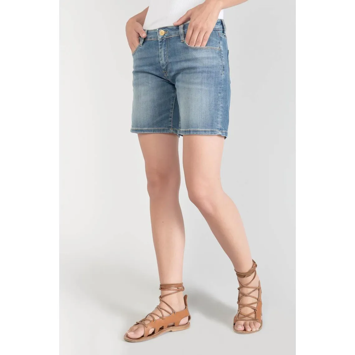 Short Janka en jeans bleu délavé Vox | 3 Suisses