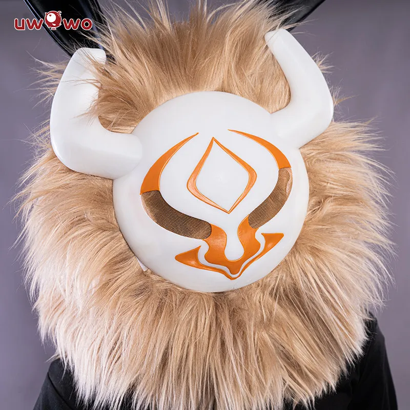 Spot youwowo yuanshen cos qiuqiu personnes cosplay vêtements mâle hilichurl peluche couvre-chef qq personnes