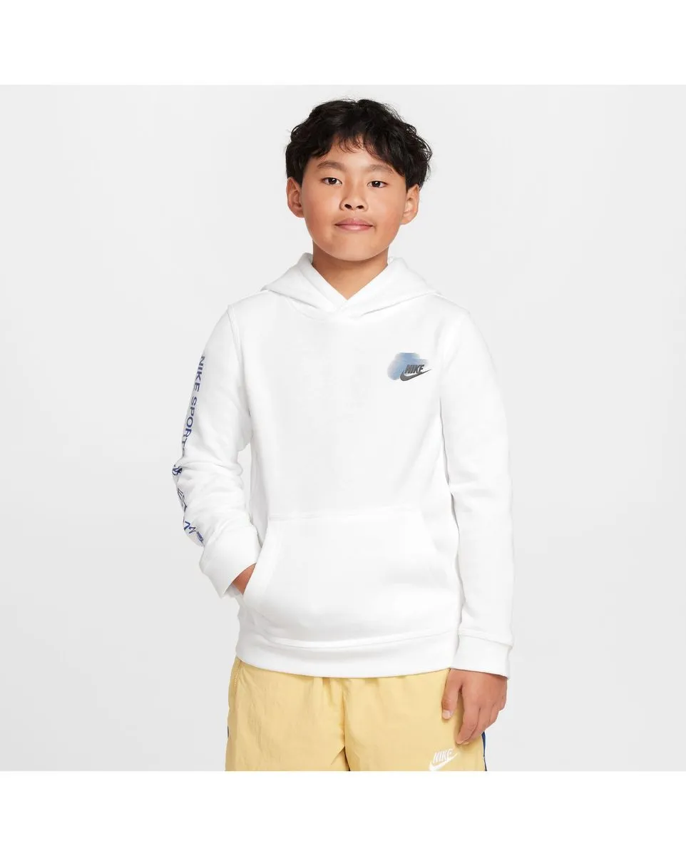 Sweat à capuche Enfant plus agé B NSW SI FLC PO HOODIE BB2 Blanc