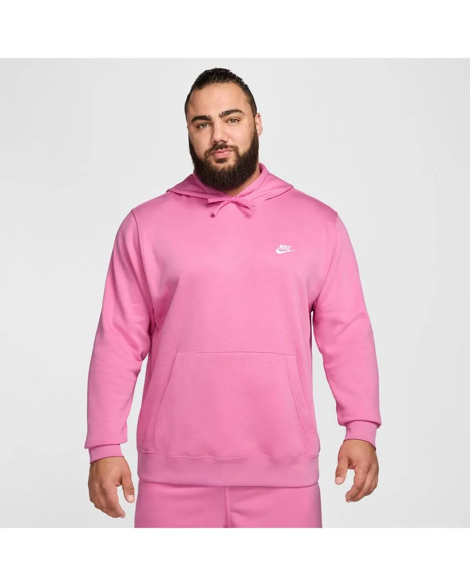 Sweat à capuche Homme M NSW CLUB HOODIE PO BB Rose