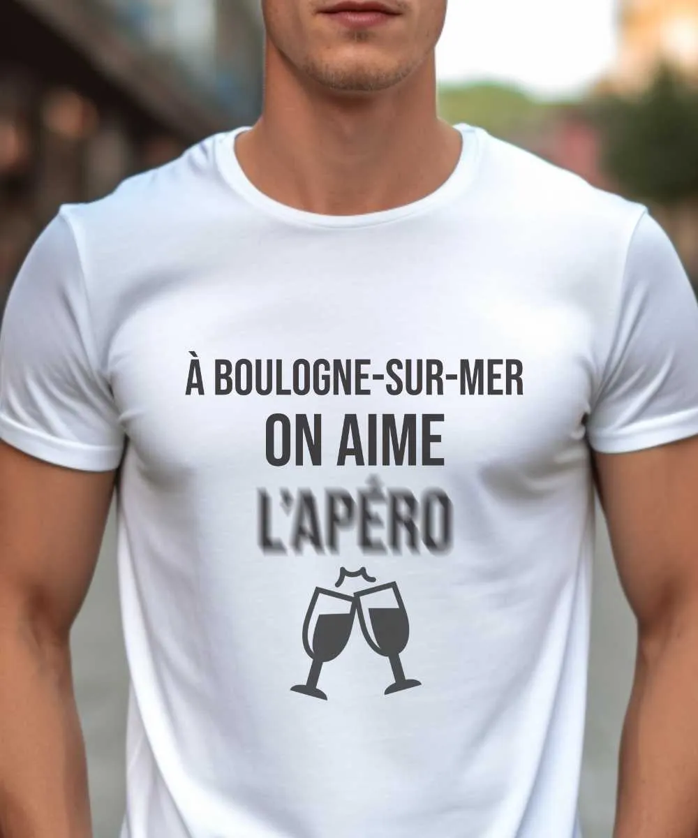 T-Shirt A Boulogne-sur-Mer on aime l'apéro