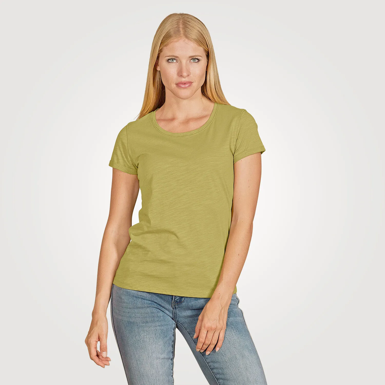 T-shirt basique, aspect fil flammé ⋆ Lehner Versand