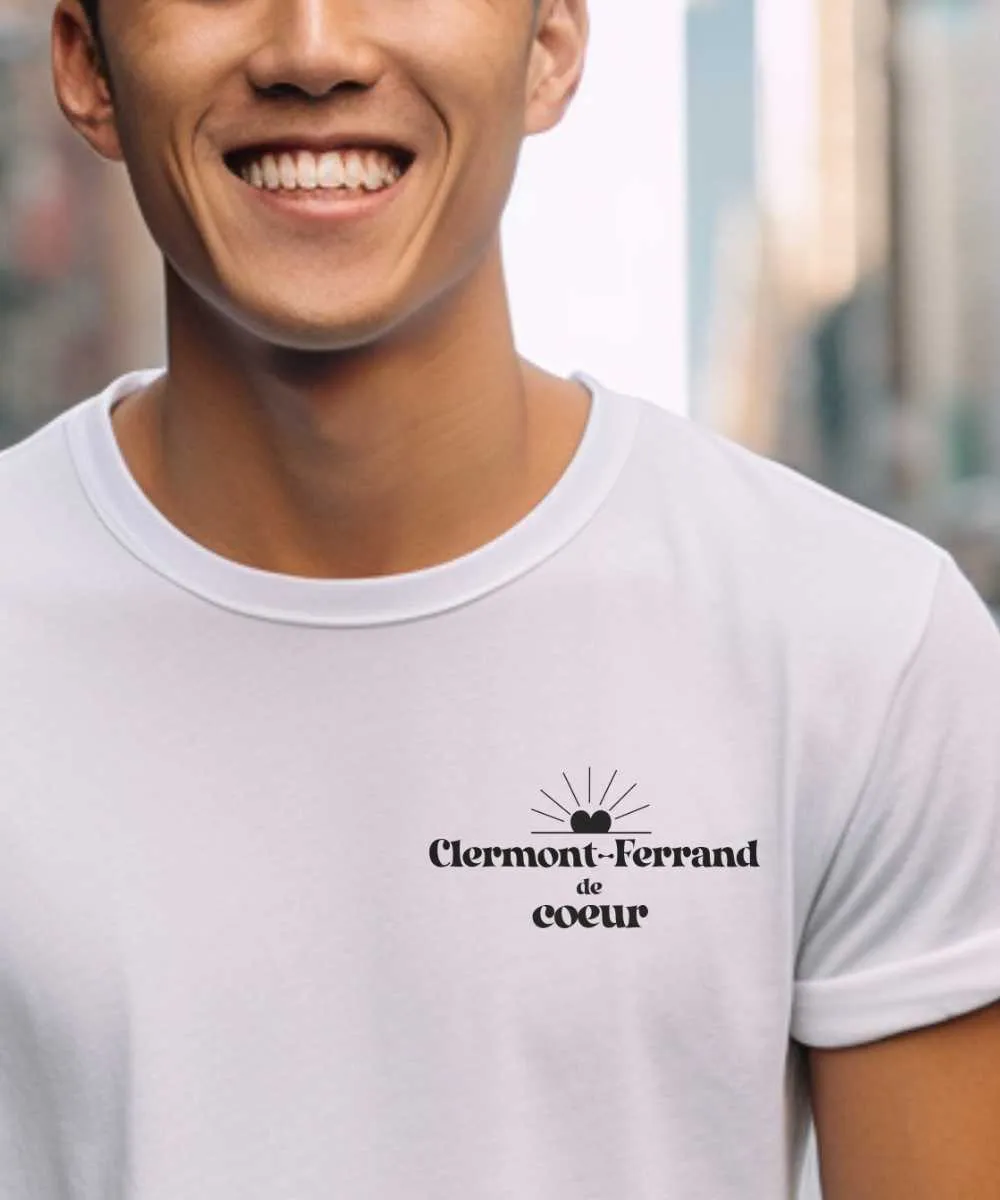 T-Shirt Clermont-Ferrand de coeur