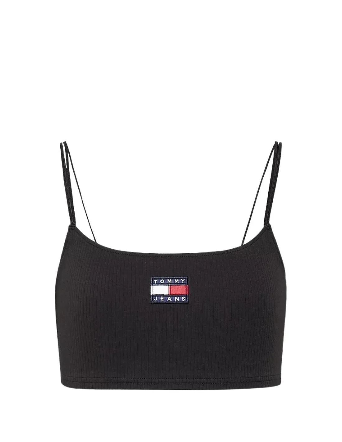 T Shirt Crop Top Tommy Jeans Ref 57219 BDS Noir