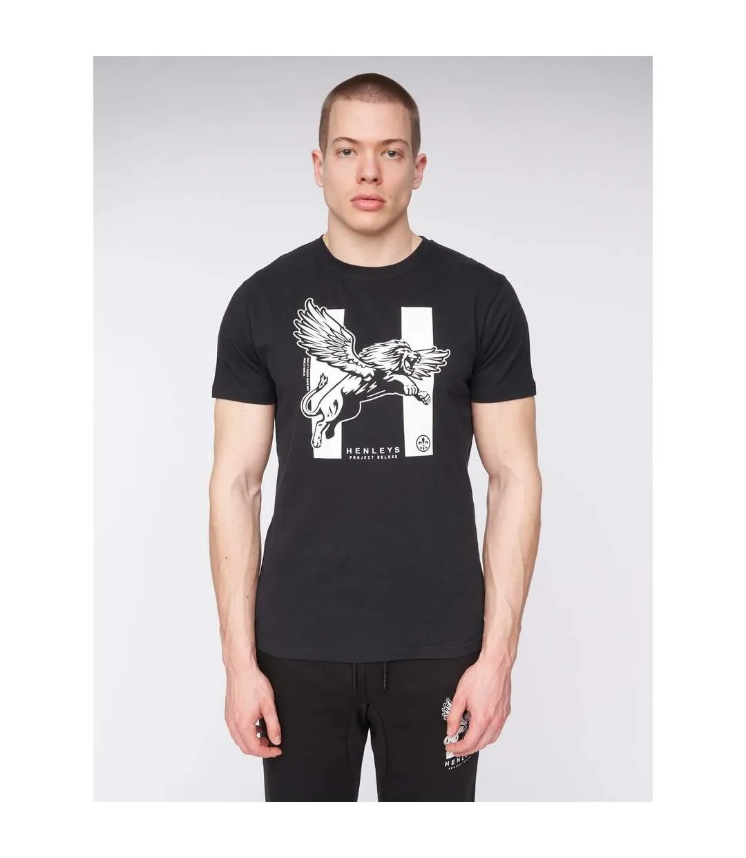 T-shirt curveball homme noir Henleys