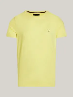 T-shirt extra slim extensible | Jaune | Tommy Hilfiger