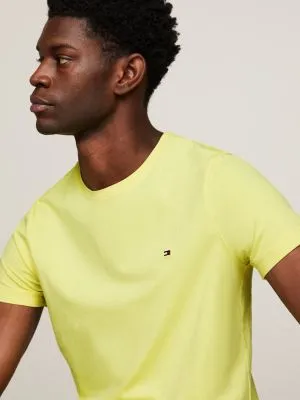 T-shirt extra slim extensible | Jaune | Tommy Hilfiger