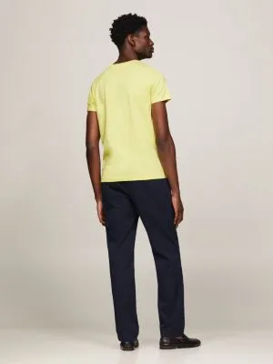 T-shirt extra slim extensible | Jaune | Tommy Hilfiger