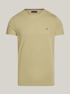 T-shirt extra slim extensible | Vert | Tommy Hilfiger