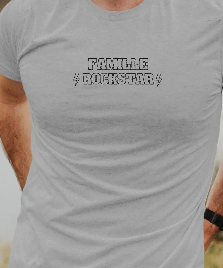 T-Shirt Famille ROCKSTAR Pour homme