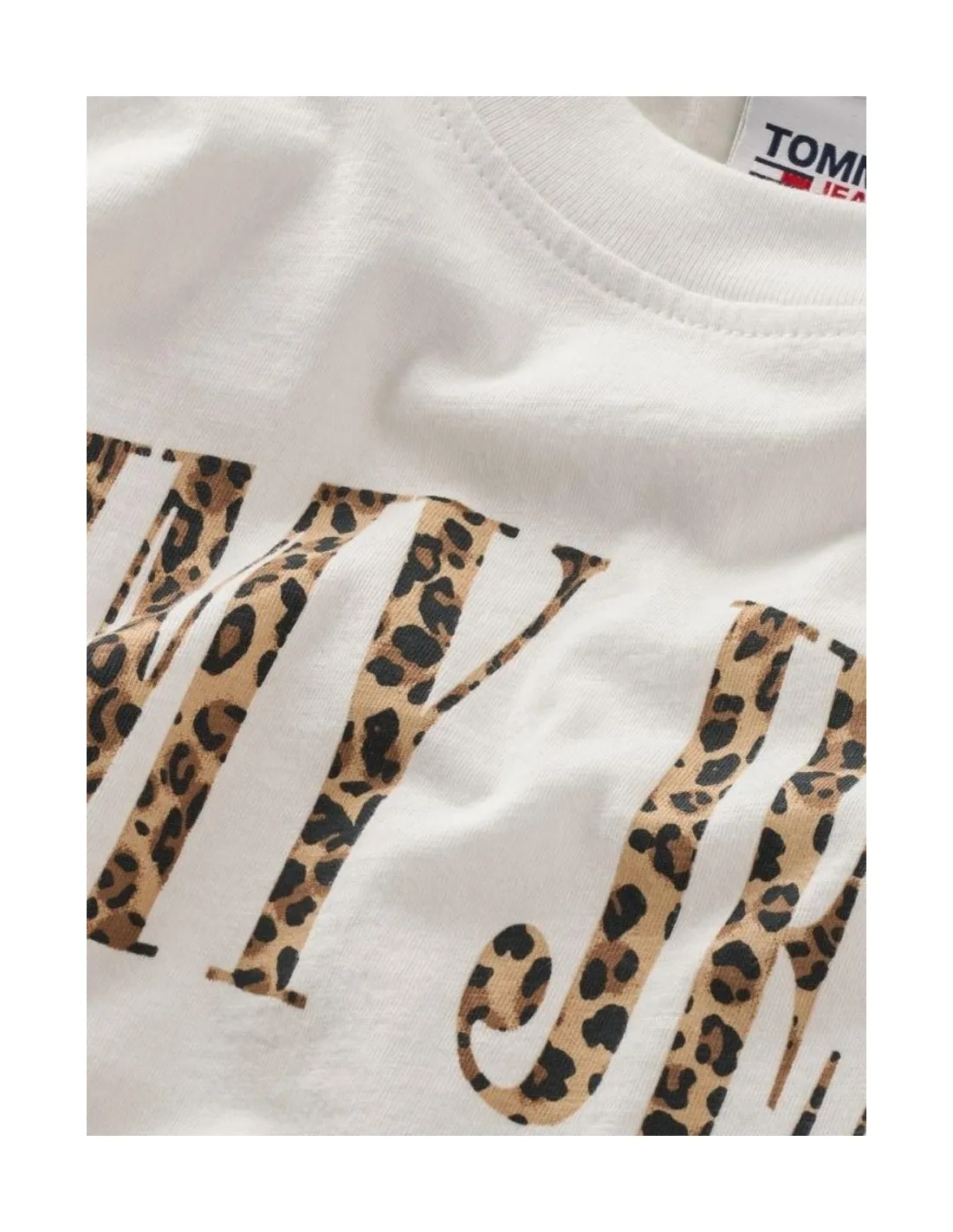 T shirt femme Tommy Jeans Ref 61572 Blanc