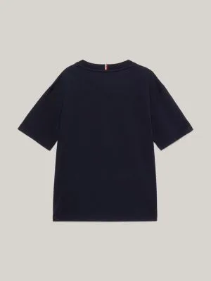 T-shirt Hilfiger Monotype coupe des archives | Bleu | Tommy Hilfiger