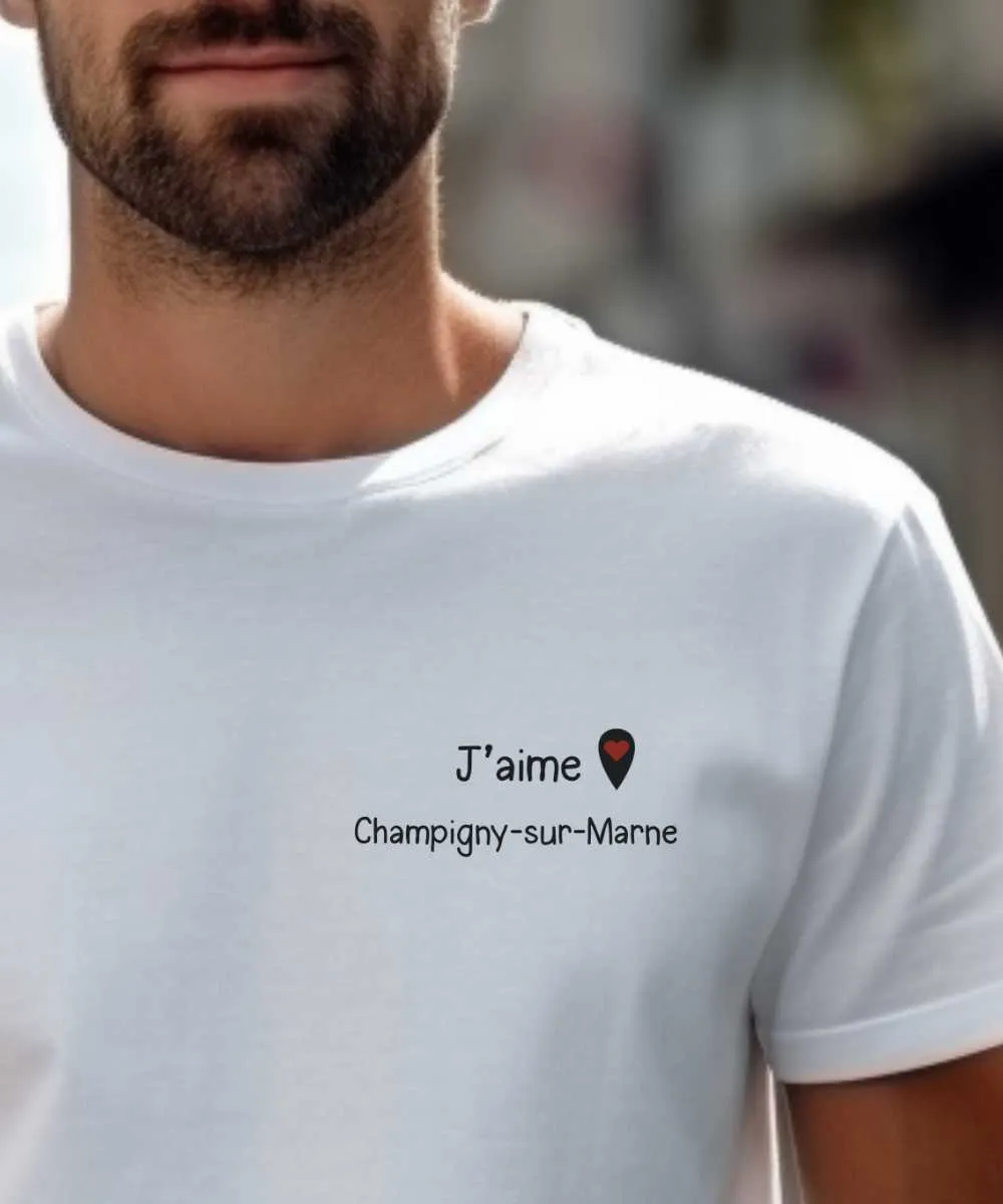 T-Shirt J'aime Champigny-sur-Marne