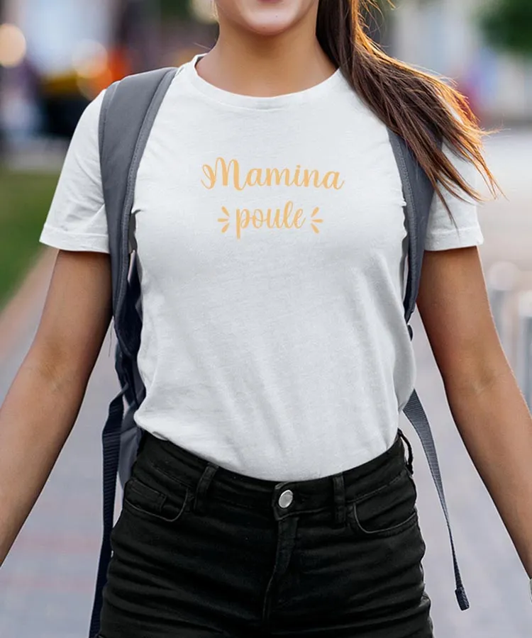 T-Shirt Mamina poule Pour femme