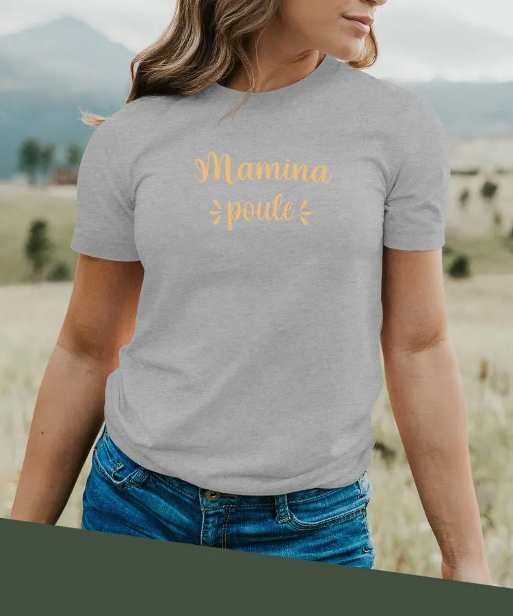 T-Shirt Mamina poule Pour femme