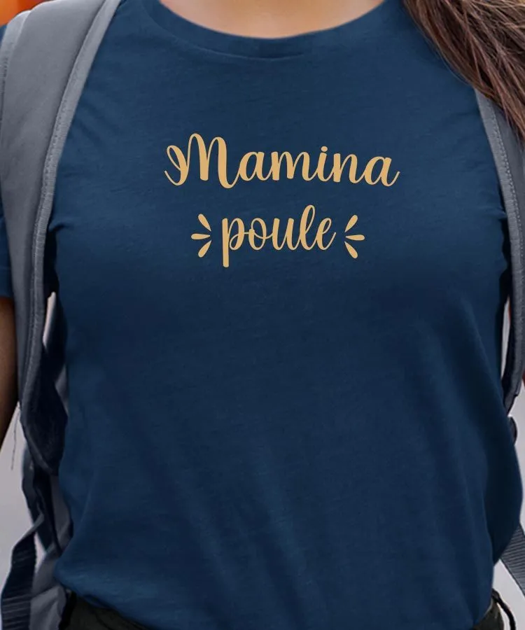 T-Shirt Mamina poule Pour femme