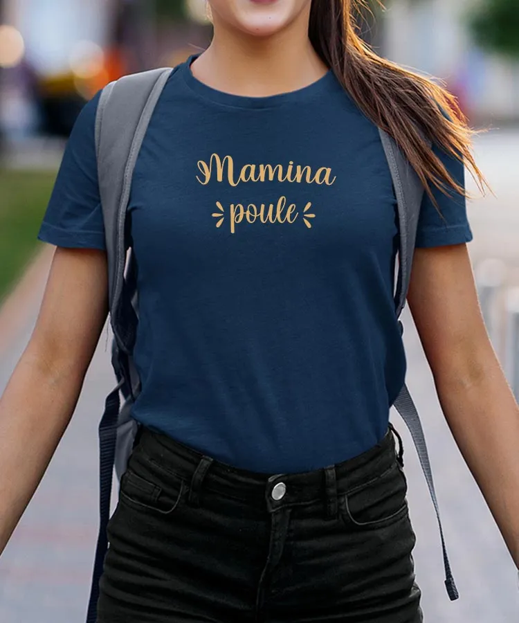 T-Shirt Mamina poule Pour femme