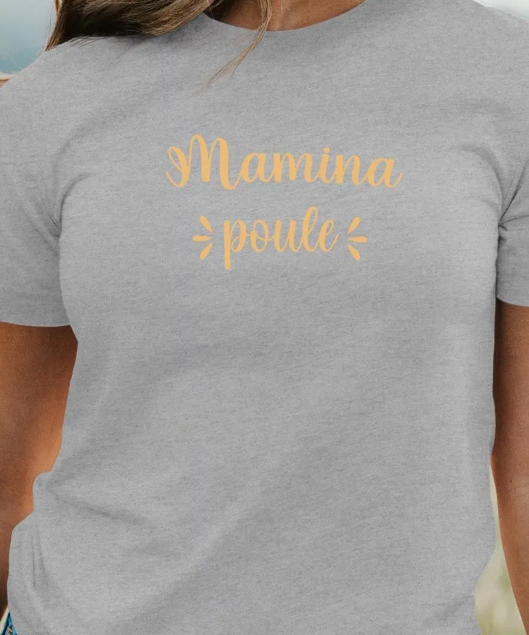 T-Shirt Mamina poule Pour femme