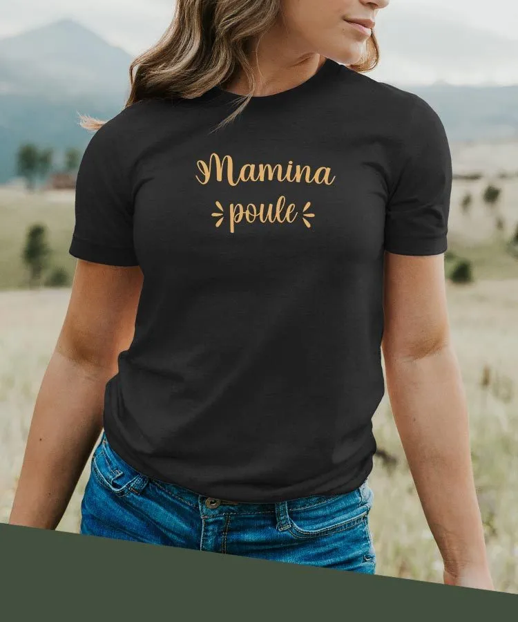 T-Shirt Mamina poule Pour femme