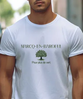 T-Shirt Marcq-en-Barœul pour plus de vert