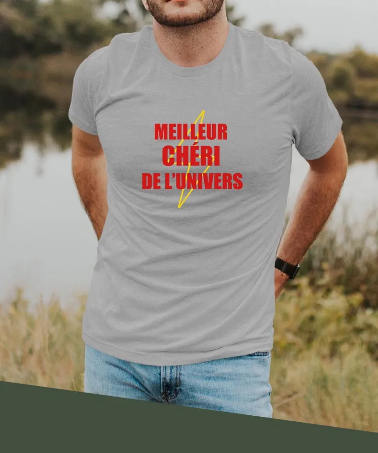 T-Shirt Meilleur Chéri de l'univers Pour homme