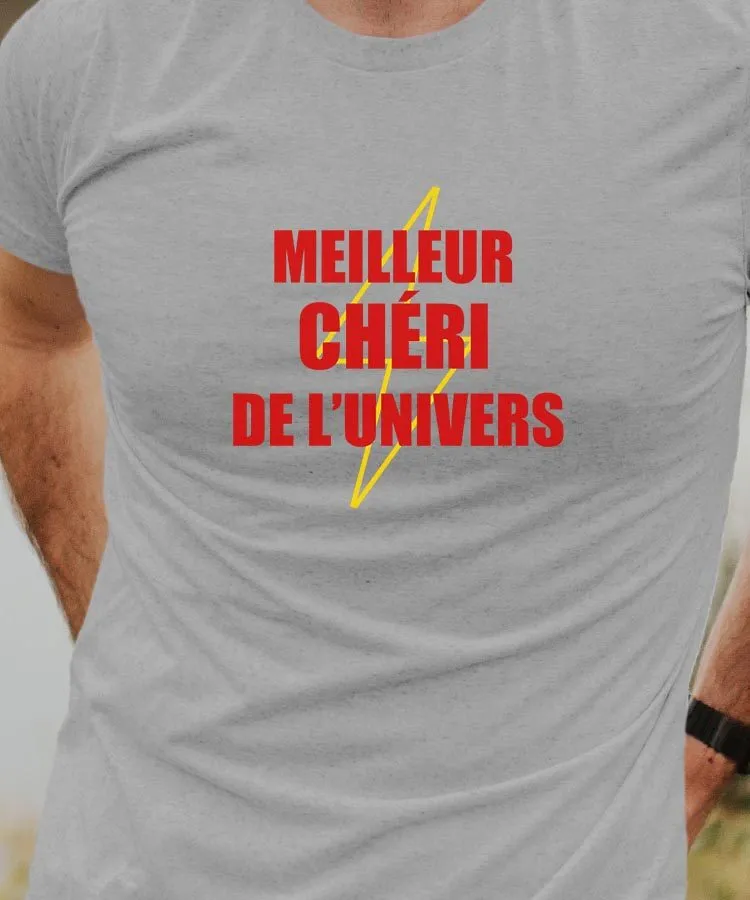 T-Shirt Meilleur Chéri de l'univers Pour homme