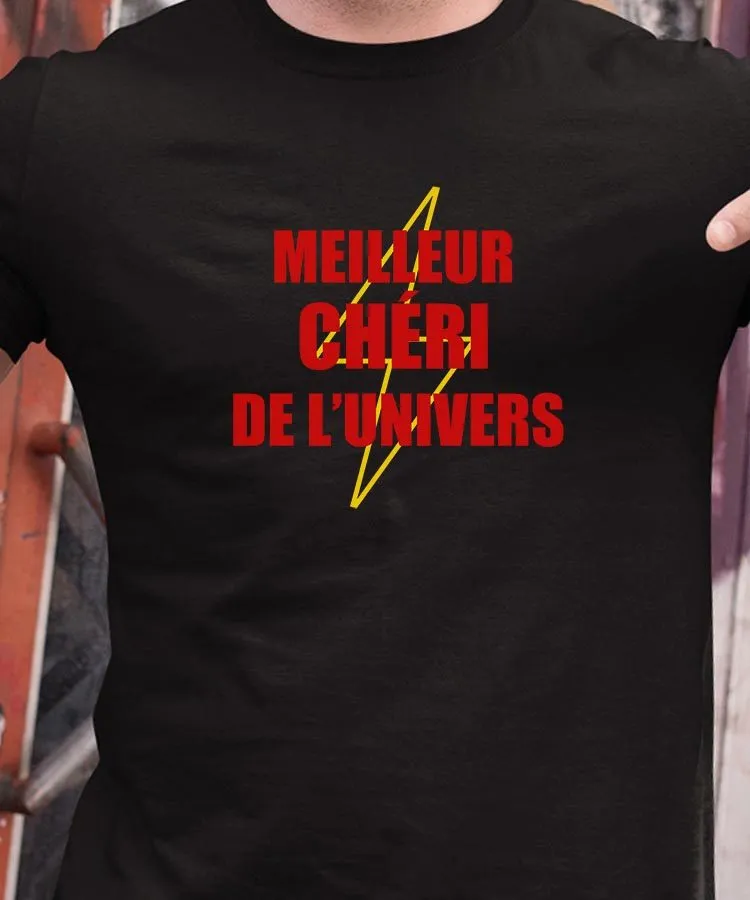 T-Shirt Meilleur Chéri de l'univers Pour homme