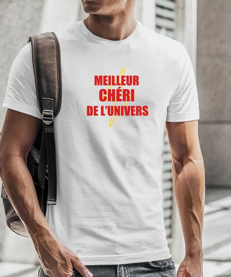 T-Shirt Meilleur Chéri de l'univers Pour homme