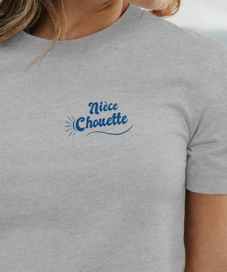 T-Shirt Nièce Chouette face Pour femme